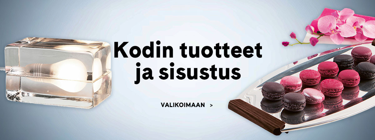 Kodin tuotteet ja sisustus valikoima