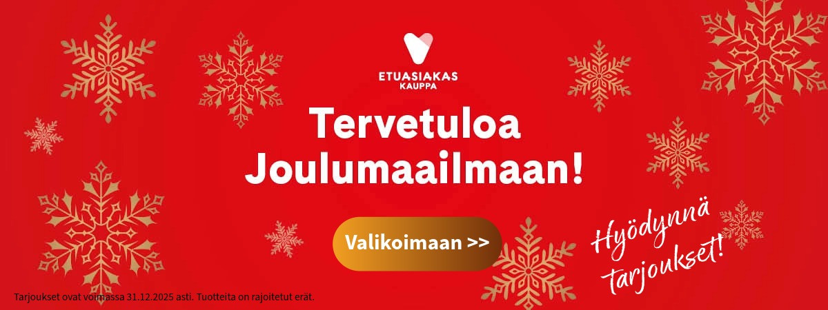 Hyödynnä Joulumaailman tarjoukset!