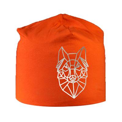 Pipo heijastavalla kuvalla, oranssi