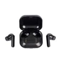 Mustat langattomat nappikuulokkeet