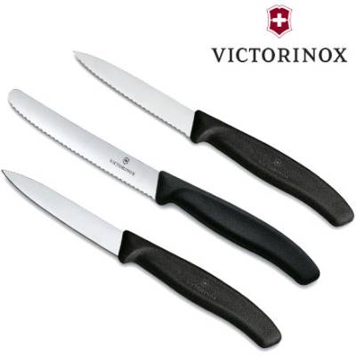 Victorinox 3 mustaa veistä