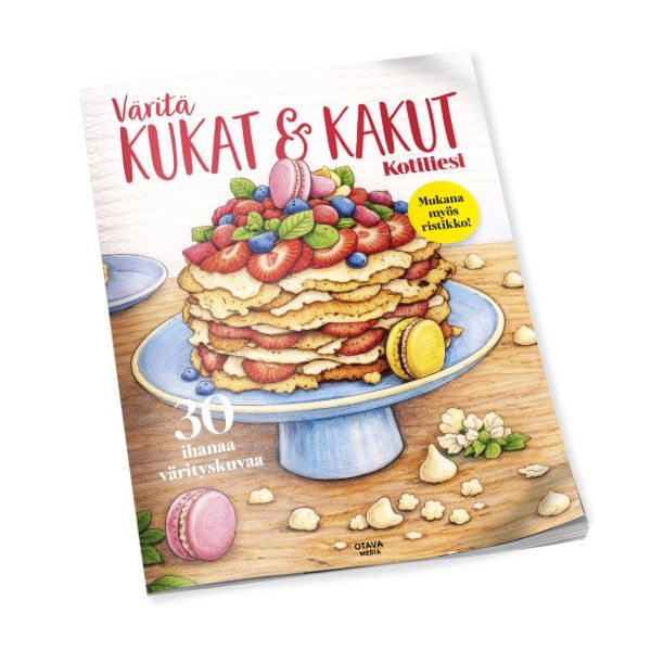 Siirry tuotesivulle Väritä Kotiliesi Kukat & Kakut -erikoislehti