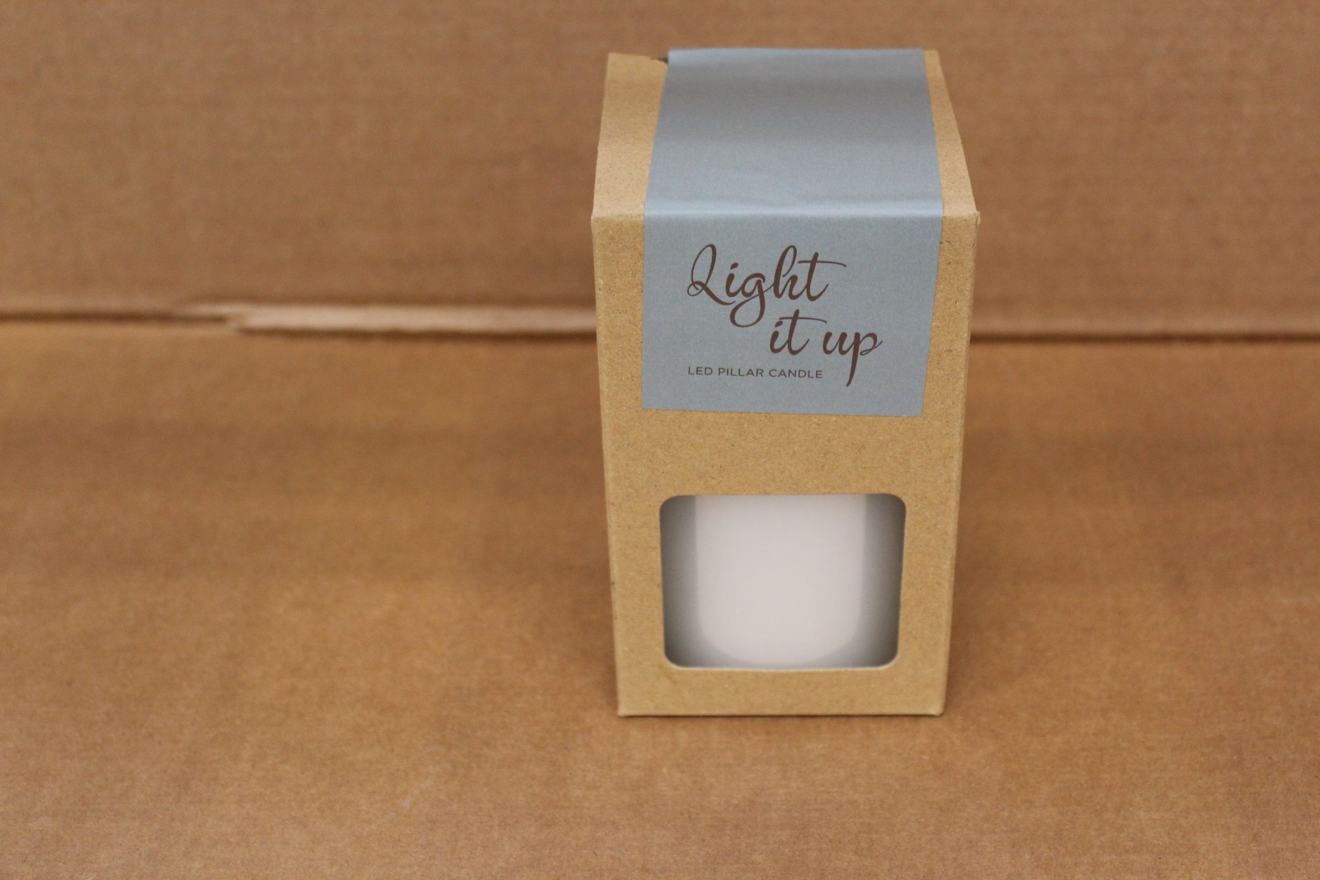 Led-kynttilä 10 cm valkoinen